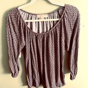 Michael Kors peasant blouse - flowy with elastic bottom